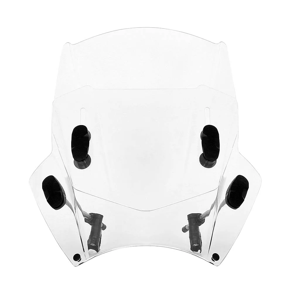 Parabrisas Universal para motocicleta BMW R18 R1200R S1000R, Deflector de soporte ajustable para SCOUT/SCOUT BOBBER indio