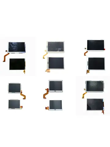 Substituição da tela LCD para Nintendo DS Lite, superior, superior, inferior, DSL, NDSL, 3DS, XL, LL, novo, 1pc