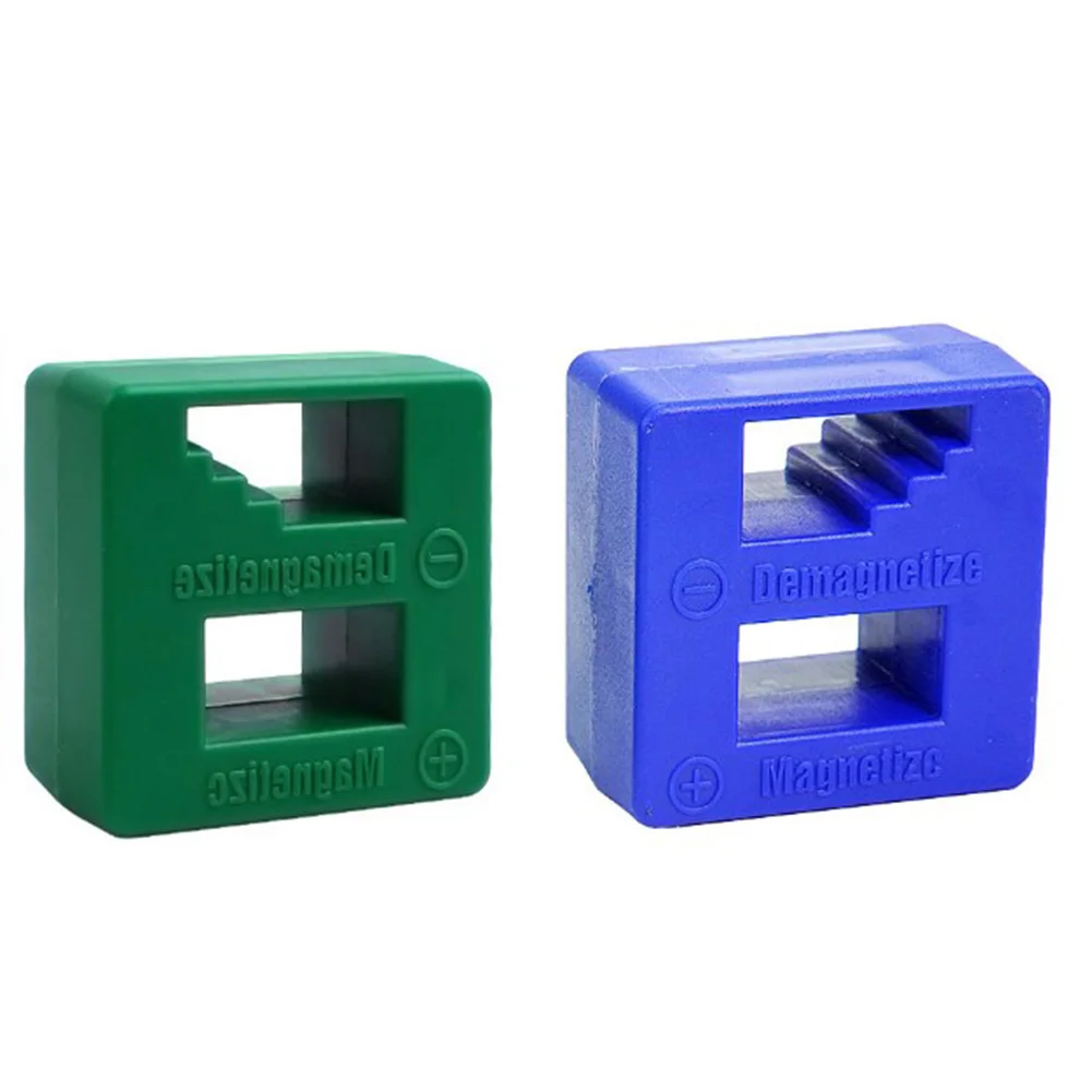 Accessories Magnetizer Nutdrivers 2 Pcs 53*50*29mm Demagnetizer Tool Magnetic Fast Machine 2 In 1 High Quality