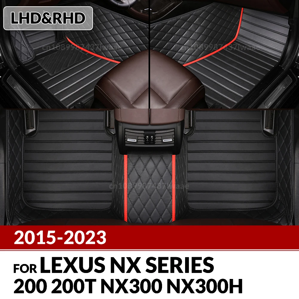 

Автомобильные коврики для LEXUS NX series 200 200T NX300 NX300h 2015-2020 2021 2022 2023 2024 Пользовательские подушечки для ног аксессуары для интерьера