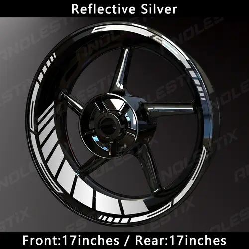 Reflective Motorcycle Wheel Stickers Hub Decal Rim Stripe 17 Inch Fit For YAMAHA Honda Kawasaki Suzuki BMW KTM Husqvarna Triumph - Image 8