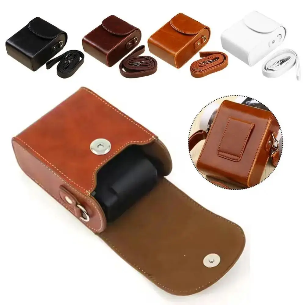

Waterproof Camera Storage Bag Protective Shakeproof Camera Bag Soft Cover PU Leather Lens Pouch for RX100 HX90 HX50 Camera