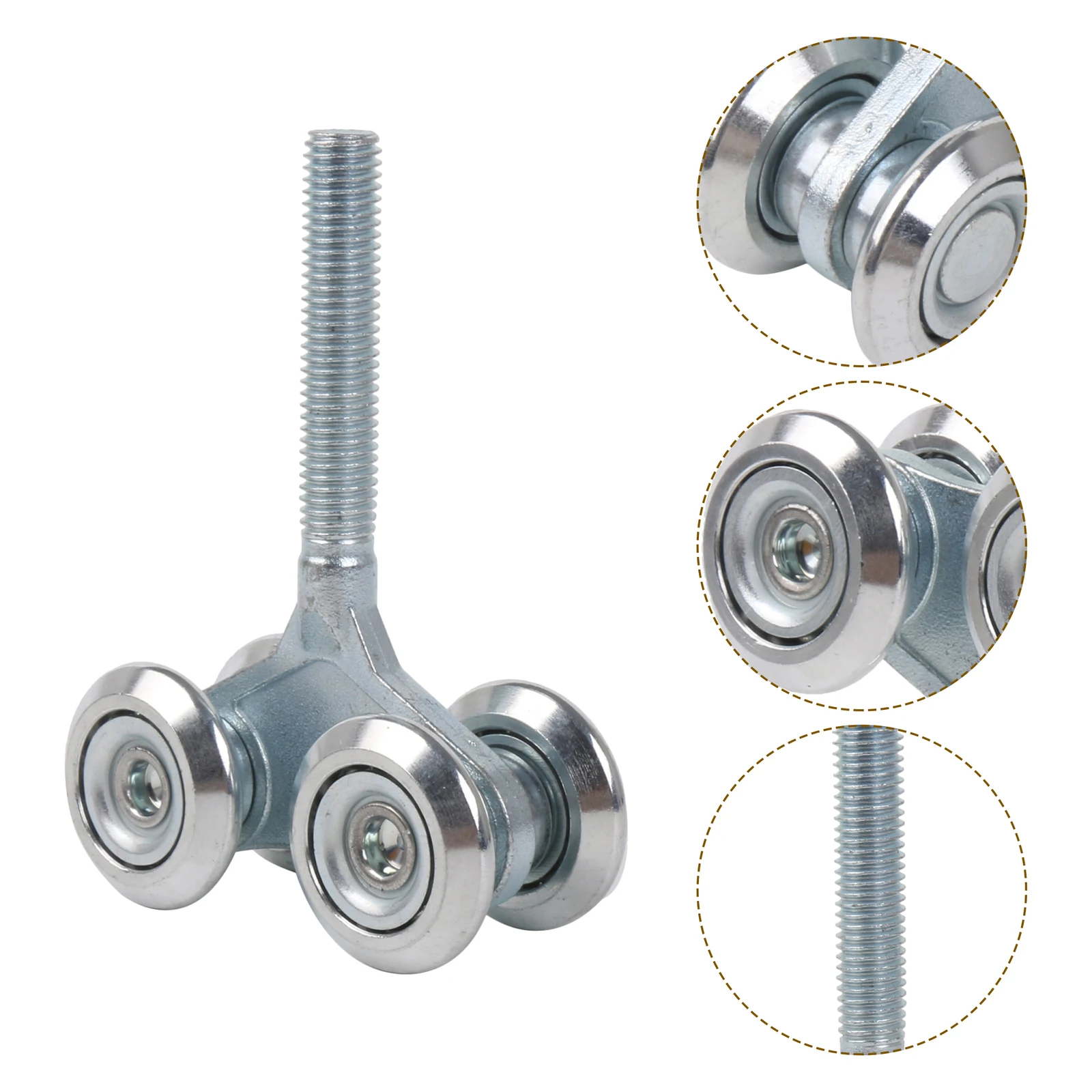 4 Wheel Heavy Duty Stable Welded Roller Trolley Assembly with M12 Bolt