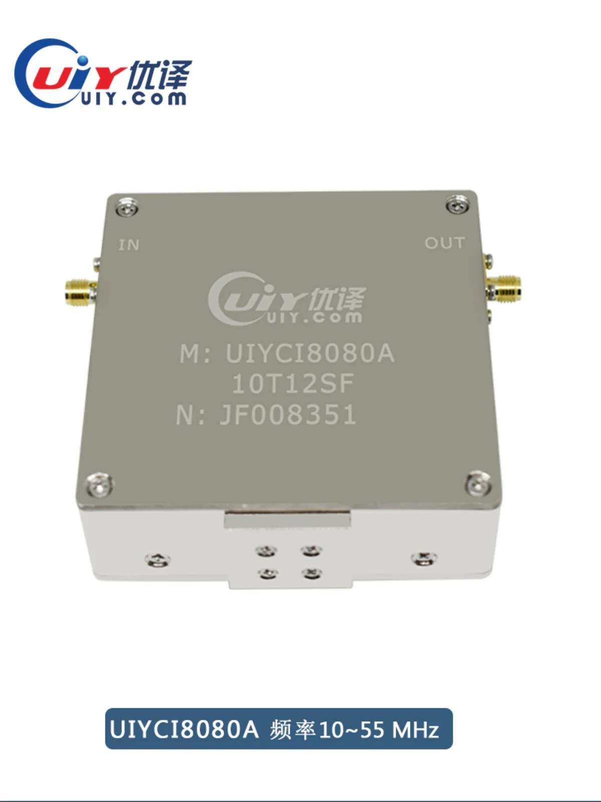 Medical equipment frequency band 10MHz to 270MHz RF coaxial isolator N/SMA type can be selected