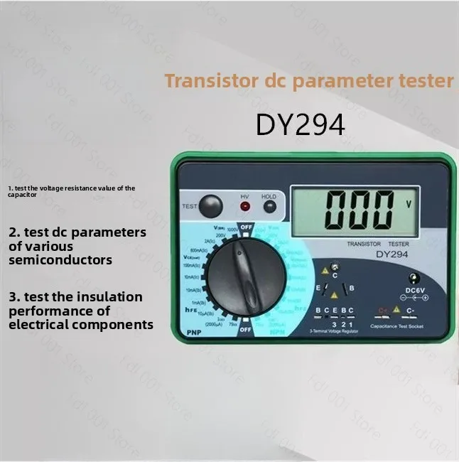 DY294 Digital Transistor Tester for Capacitance Inductance Diode MOSFET Semiconductor