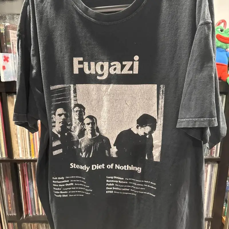 Fugazi Steady Diet of Nothing XXL verblasstes T-Shirt
