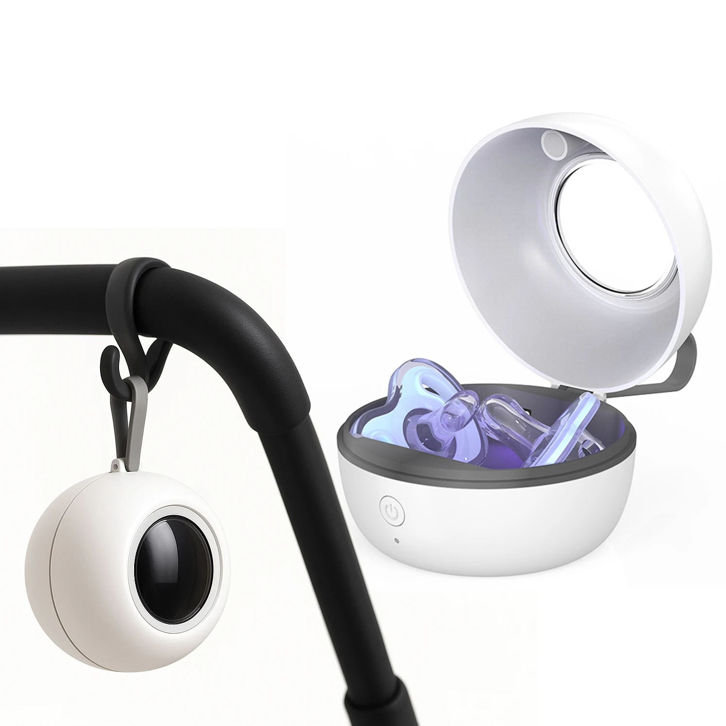 

Storage baby Dummy organizer UV rays sterilization container saves baby Pacifier case Nipple holder box newborn baby things