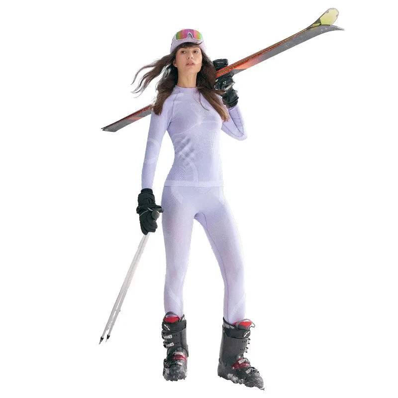 

Autumn and Winter Mountaineering Warm Cycling Ski Suit Warm Leggings Set High Elastic Breathable Slim Sports Suit