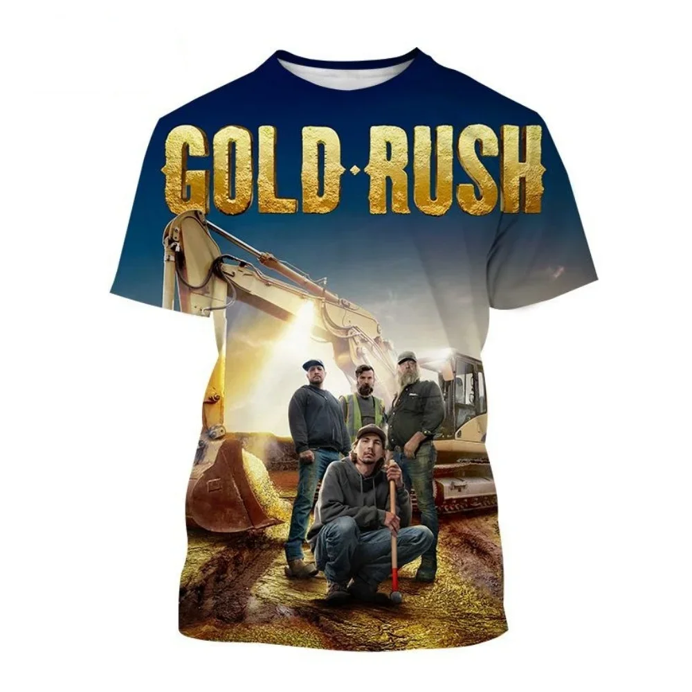 New Rock Rush 3D Printed T-shirts Summer Men Women Hip Hop Trend Short Sleeve TShirt Street Loose Casual Oversized Y2k Tops view 5