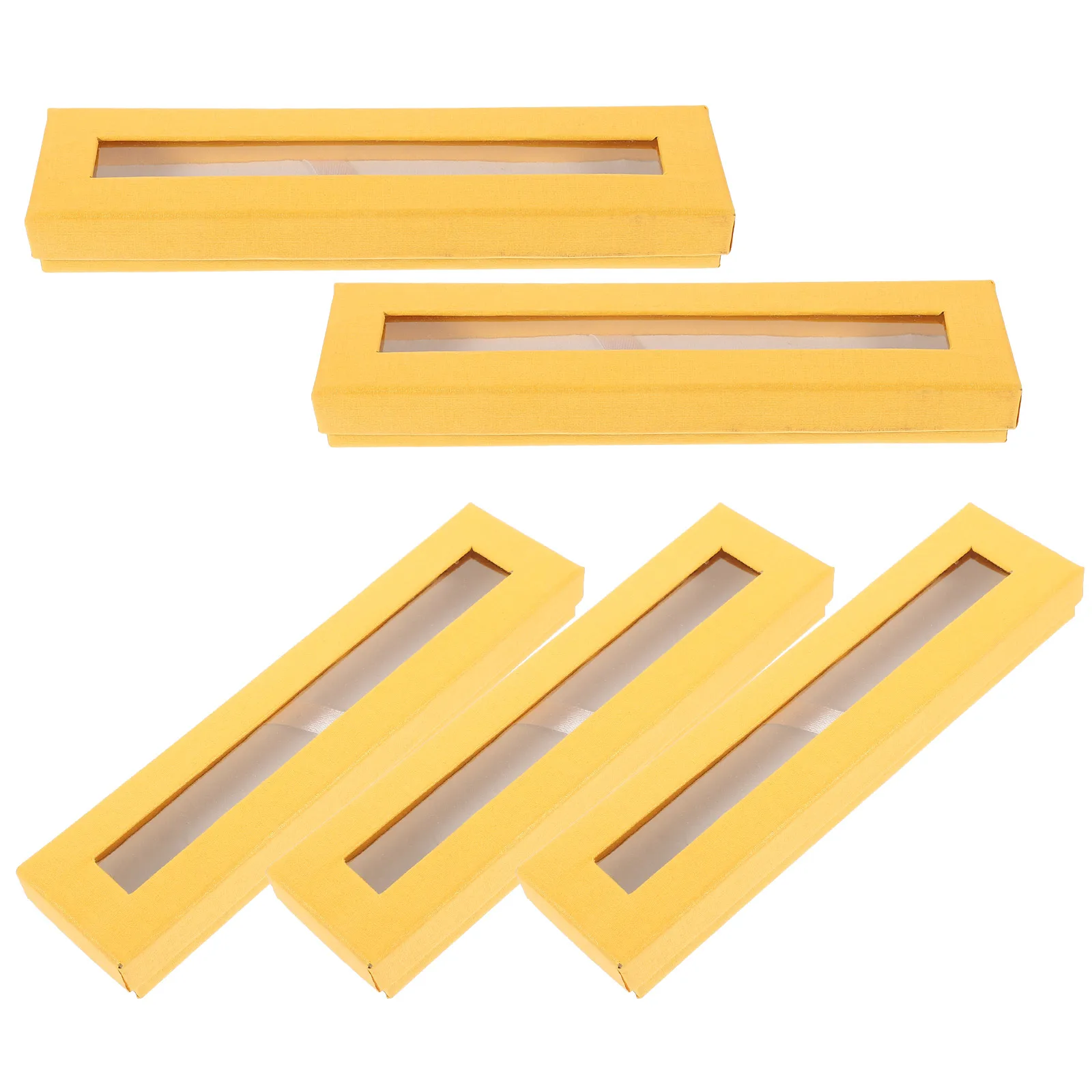 

5 Pcs Ballpoint Pen Signing Box Pencil Case Paper Packaging Bags Small Storage Gift Large Capacity