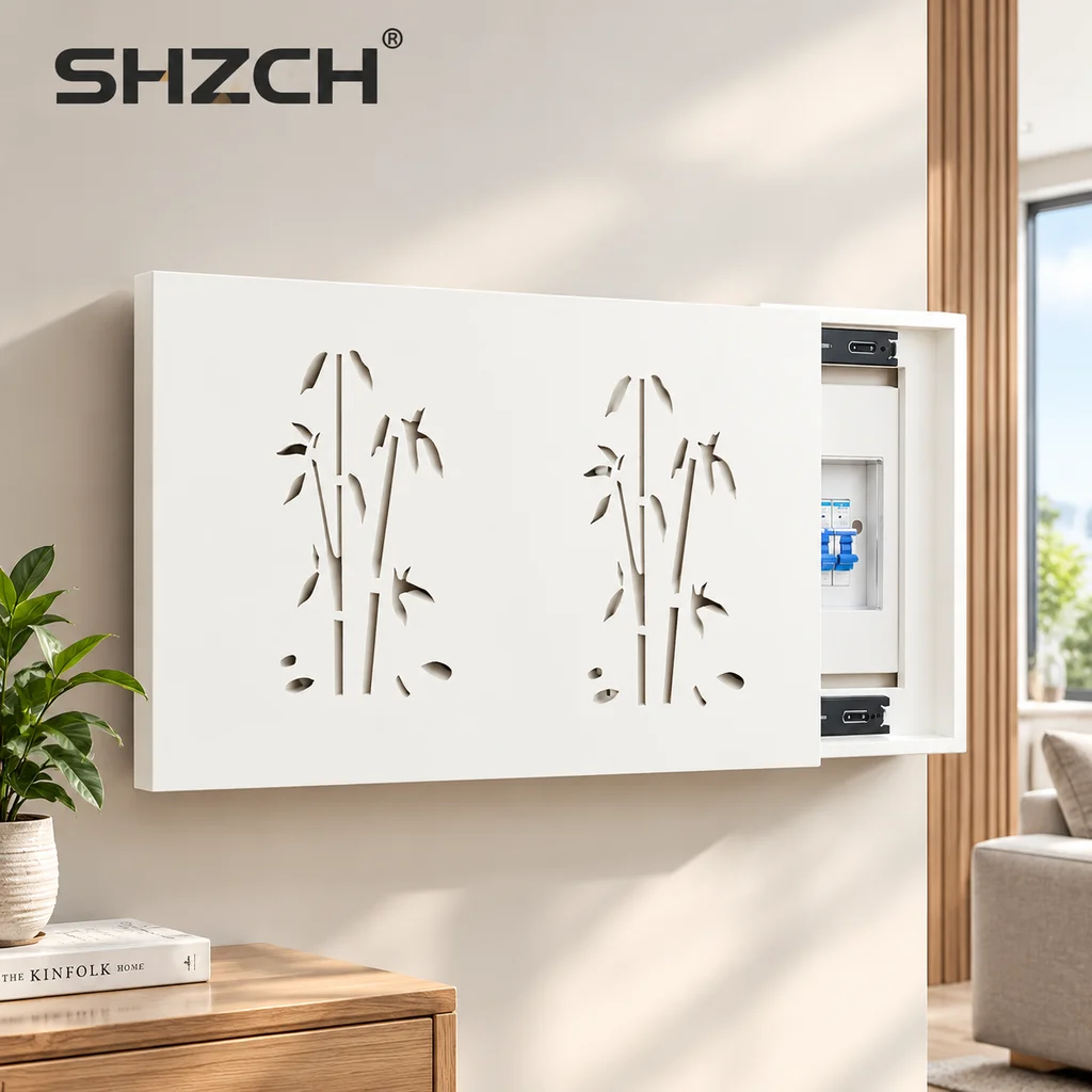 Breaker Box Decor Painting, Switch Plate Cover Art for Electric Panel, Wall Hanging Hiding Box for Media Box Entryway