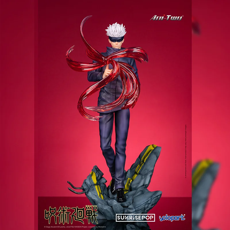 Japan Anime Sunrisepop Jujutsu Kaise Gojo Satoru 1/8 Battle Form Immovable Model Anime Figure Toy Doll Gift Toys Models