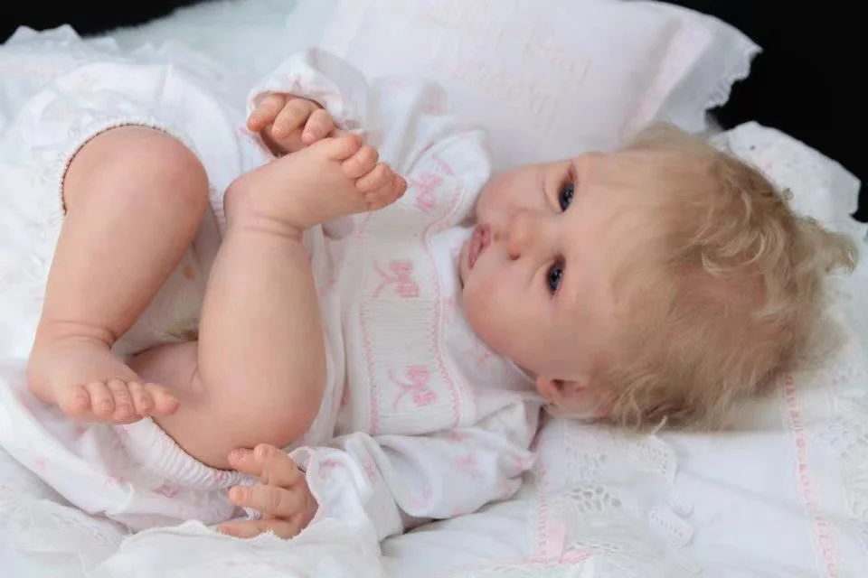 Unpainted Reborn Baby Doll Kit, Amy, FBBD, 22 ", por favor, prolongou o prazo de entrega ou seremos punidos, em estoque