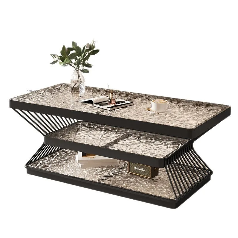 

Minimalist rock slab coffee table household living room Internet celebrity rectangular tea table