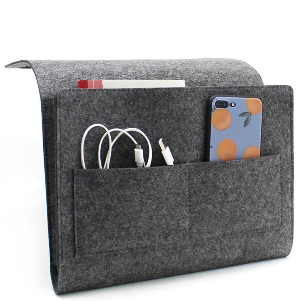 

Large Capacity Bedside Storage Bag Wall-Mountable Hanging Organizer For Dormitory Bathroom Kitchen Multi-Pocket