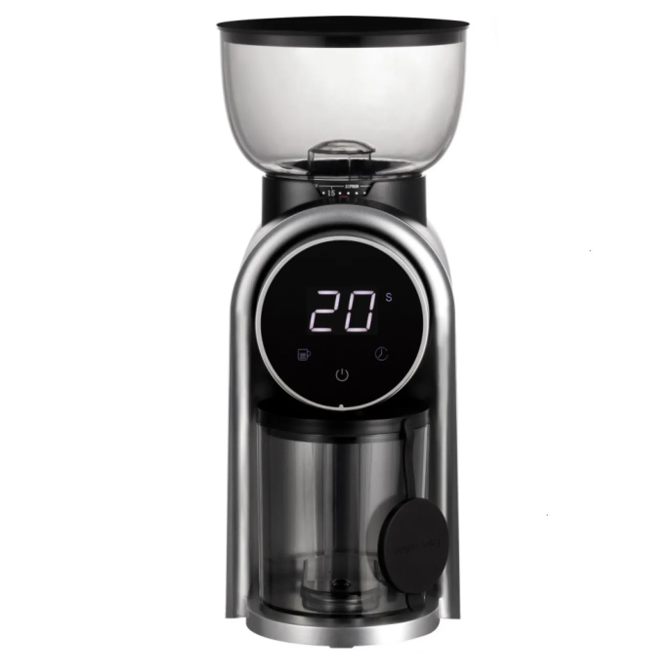 

Commercial coffee bean grinder, hand-brewed