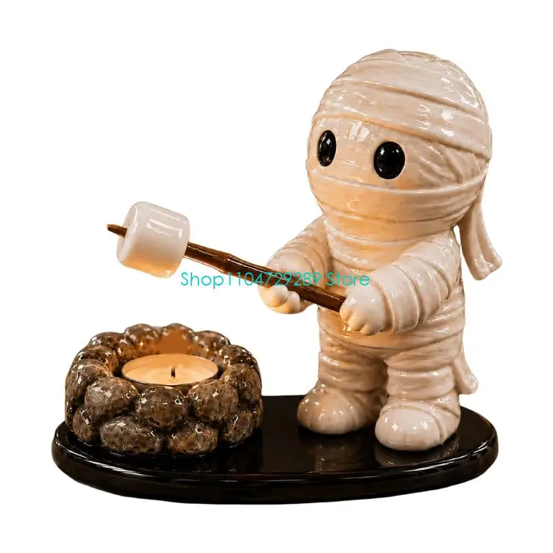 D8KE Halloween Decor Figurine Decorative for Mantel Shelf Display Styling