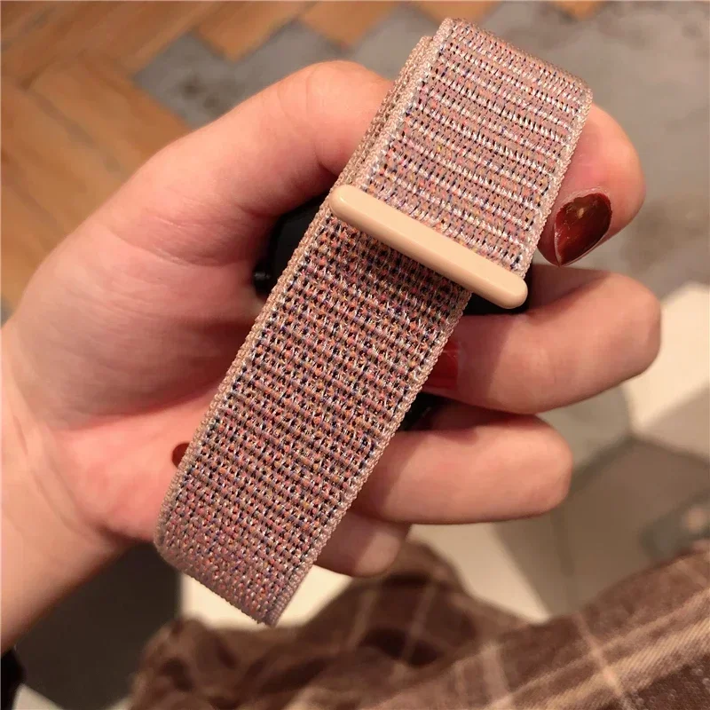 20 مللي متر/22 مللي متر الفرقة ل Amazfit GTS 4-3-2-2e-حزام صغير GTR 42/47 مللي متر GTR 4/2e النايلون حلقة سوار كوريا Amazfit bip 6 5 حزام ساعة اليد #2