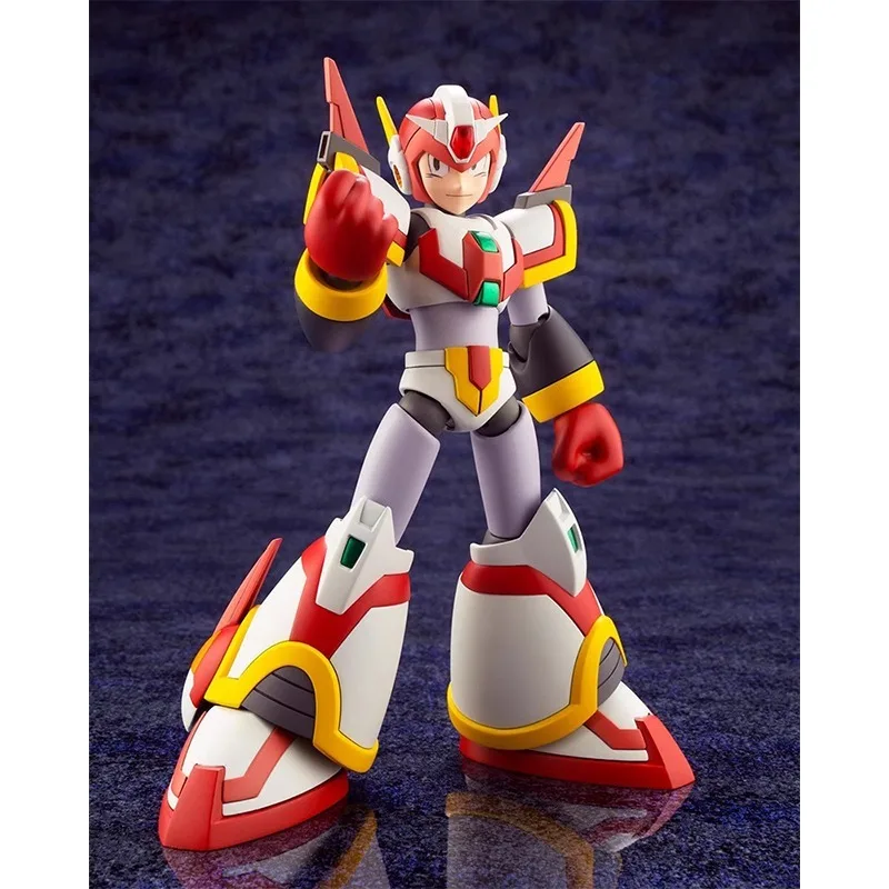 KOTOBUKIYA-Figura Anime Original de Rockman X, Mega Man KP530, Force Armor, Rising Fire Version, Brinquedos Colecionáveis para Crianças, Em Stock