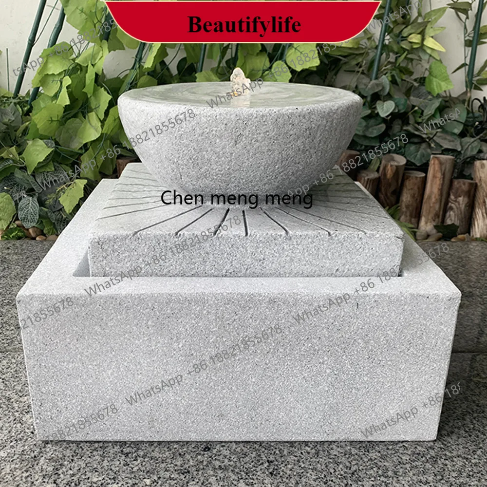 

G153 F132-MB17 Indoor courtyard universal flowing water makes money decoration imitation stone feeling flowing water ornament