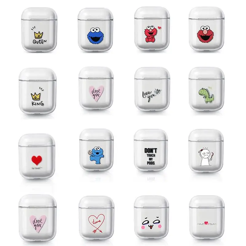 Case For AirPods 4 Case Transparent Soft TPU Case Bluetooth Earphone Cover For Apple Air Pods Pro 2 Case Cute Airpods 2 3 1 Bags