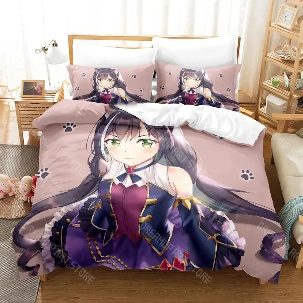 3D Printed Princess Connect! Re Dive Bedding Set for Boys Girls Duvet Cover Pillowcase Twin Queen King Full Single Double Sizes