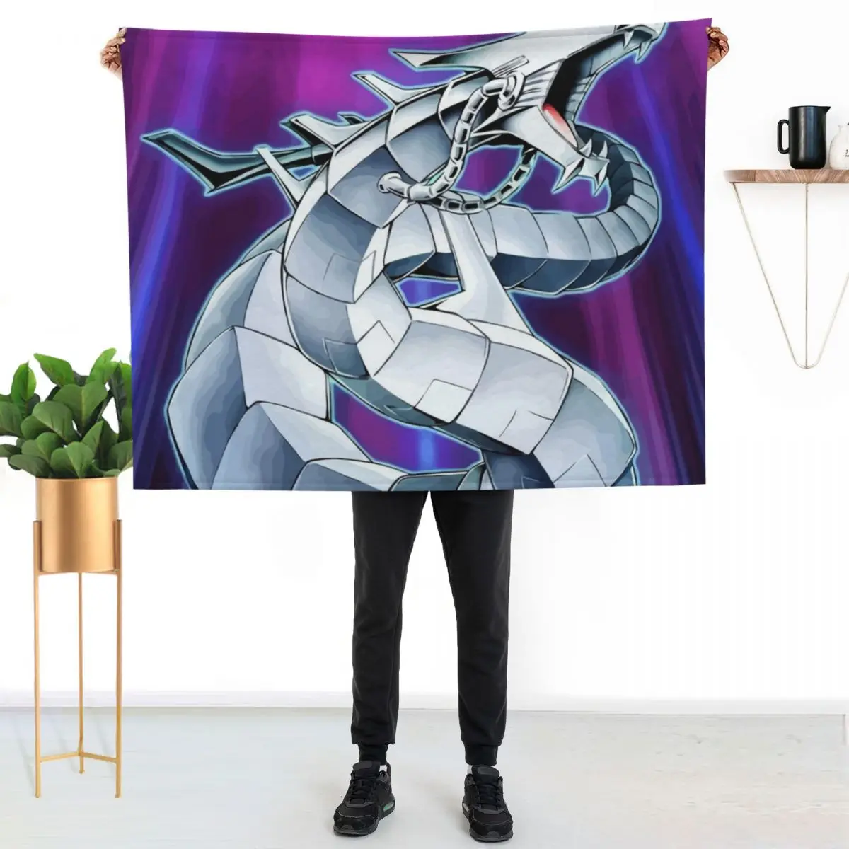 Cyber dragon Throw Blanket Thermals For Travel Fashion Sofas Shaggy Thin halloween Blankets For Sofas Blankets