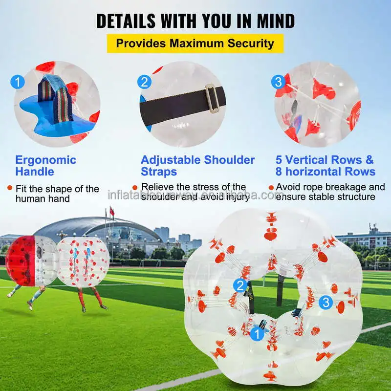 1.5M Walk on Water Walking Ball Roll Inflatable Hot sale Ball w/ German Zipper PVC