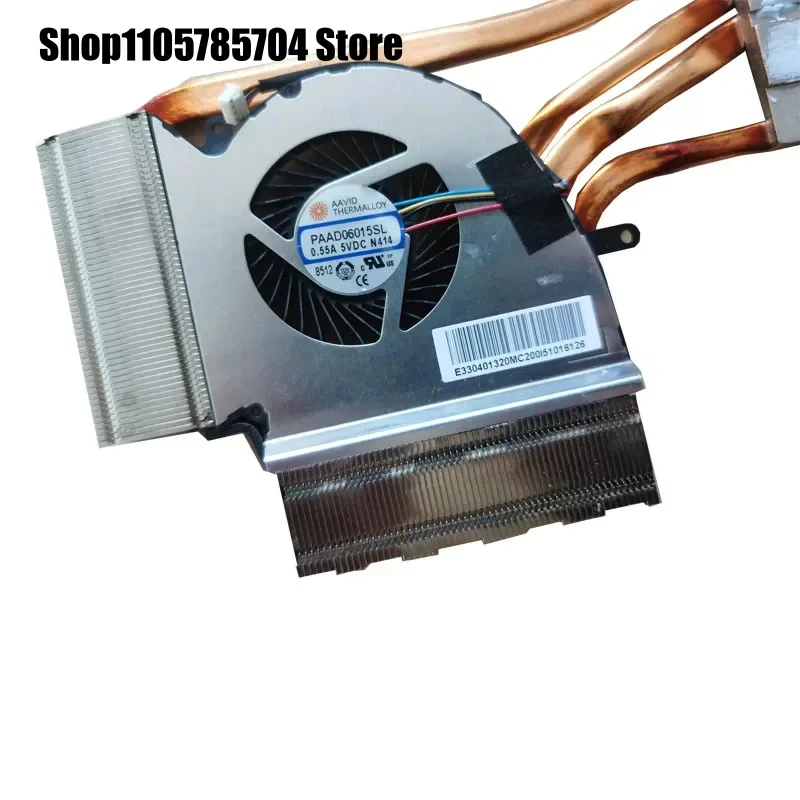 SS New Original Laptop Cooler Fan For MSI GE75 GL75 17E2 GTX2060 N18E-G1 CPU GPU N414 N417 Cooling Radiator Heatsink&Fan