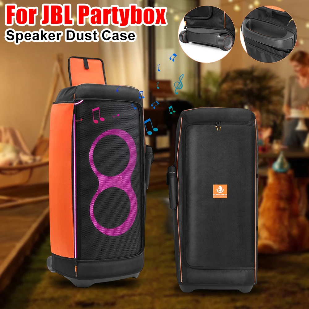 حافظة غبار مكبر الصوت لـ JBL Partybox حقيبة تنظيم تخزين مكبر الصوت مقاومة للماء غطاء غبار نايلون حقيبة واقية للسفر #1