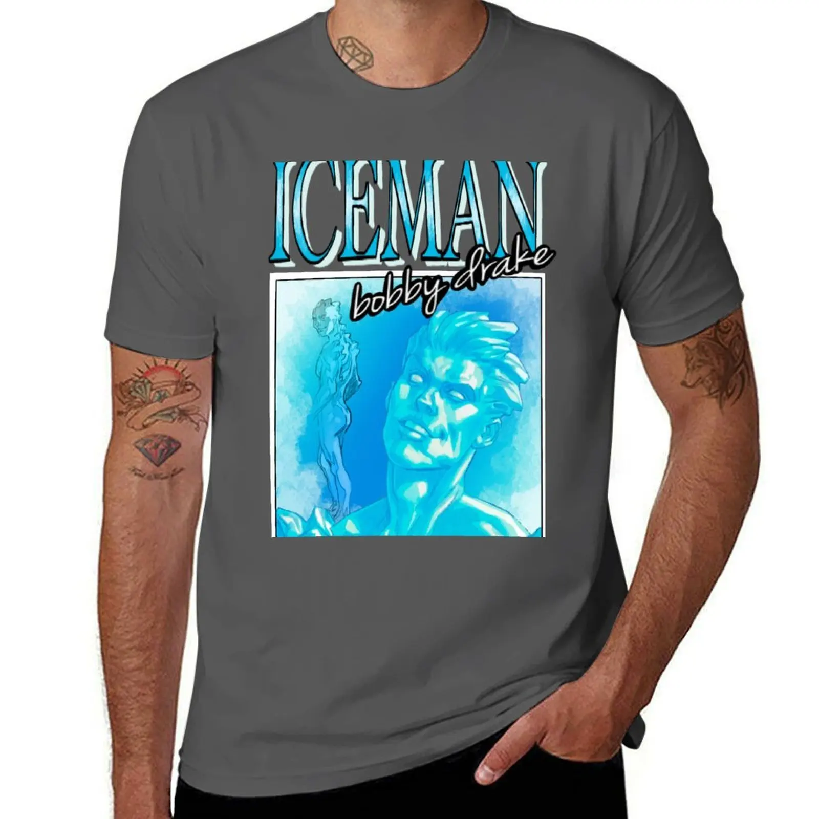 

iceman bobby drake T-Shirt Anti-Wrinkle Short Sleeve T-Shirt
