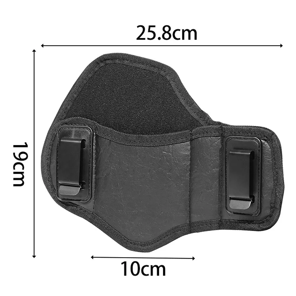 Tactical Concealed Gun Holster Outdoor Hunting PU Leather Pistol Pouch with Mag Pouch for Glock 19 42 43 Sig Sauer Kahr Bersa