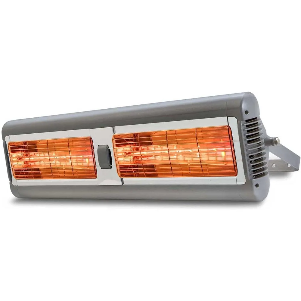 

Indoor/Outdoor Hot Air Blower Electric Infrared Heater - Commercial-Grade 1500 Watt Heater- 120 Volts Fan Heaters Patio Garden