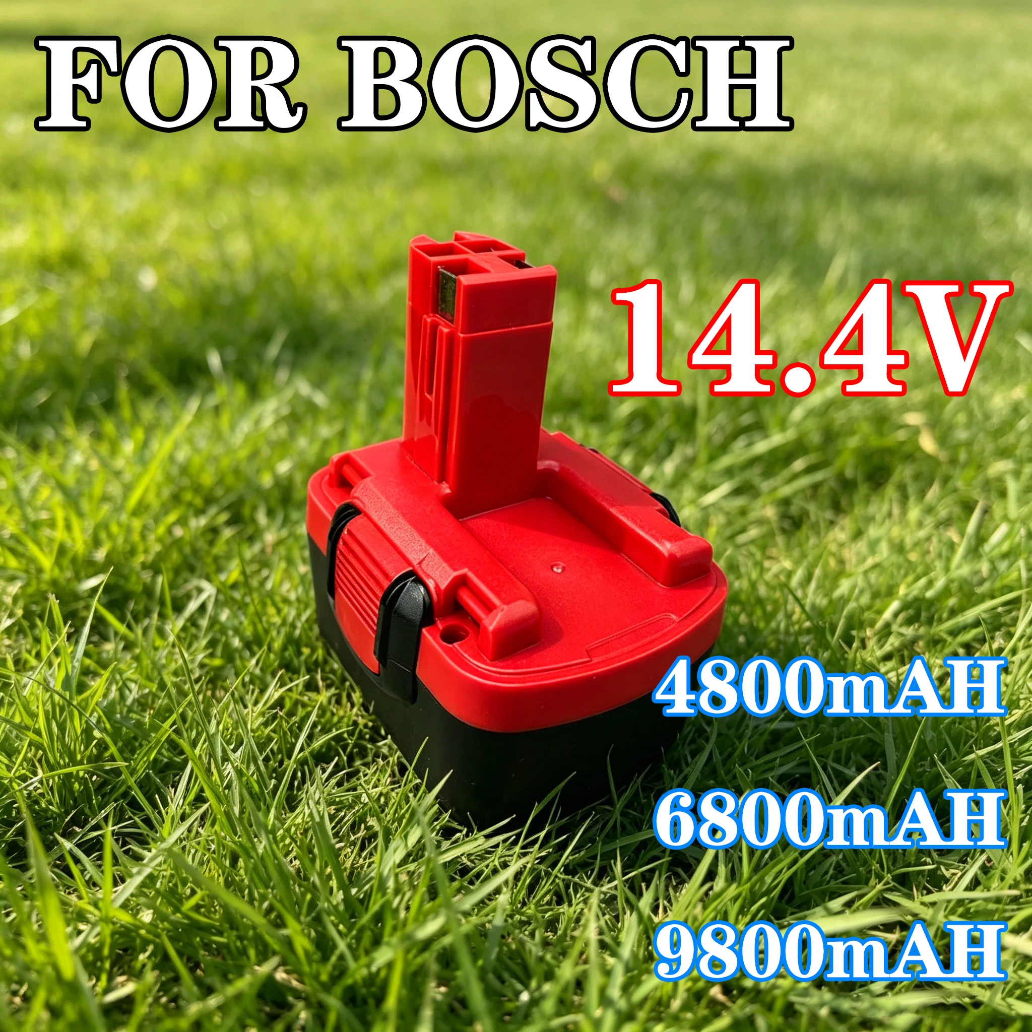 

Аккумулятор для инструментов Bosch BAT043 NI-MH 14.4V 4800mAh, замена для PSR 1200, совместим с BAT043 BAT045 BAT046 BAT049 BAT120 BAT139 GSB + зарядное устройство