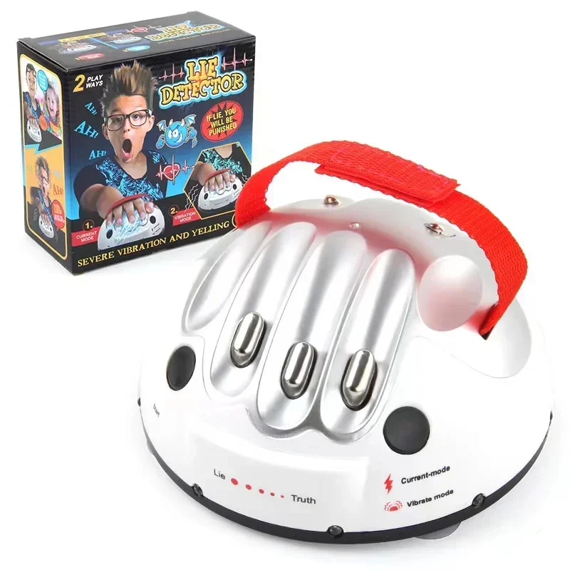 Party Games Toy Tabletop Decompression Micro-shock Party The Truth or Dare Lie Detector Finger Electroshock Decompression Toy