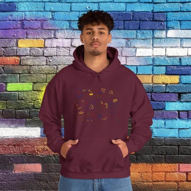 Felpa con cappuccio Capodanno cinese 2026, Anno lunare del cavallo Cavallo zodiacale con oroscopo cinese con cappuccio, unisex, regalo di cavallo di campagna da cowboy