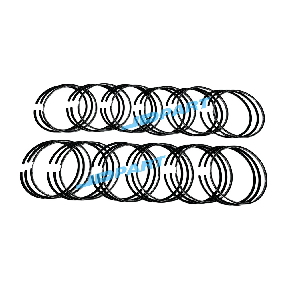 

6PCS QST30 Piston Rings Set 3804708 For Cummins Engine Parts