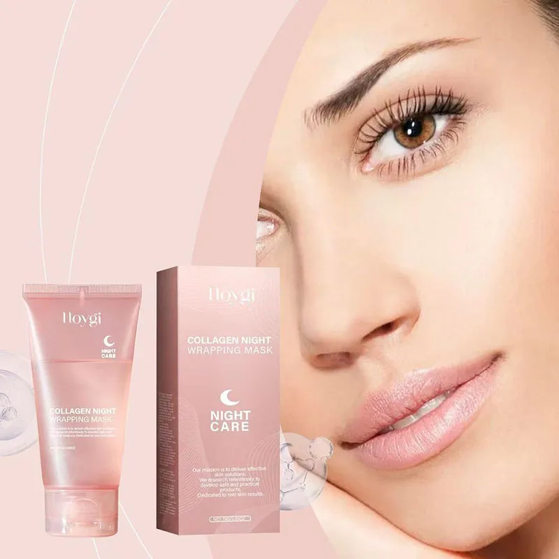 

Collagen Brightening Dual Mask Pore Purifying Radiance Booster Moisture Lock Glass Skin Overnight Hydration Gentle Peel-Off