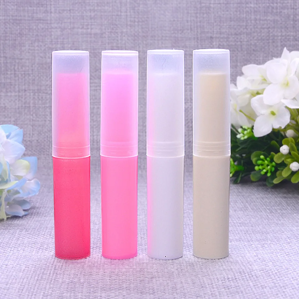 16pcs Lip Balm Tubes Premium Plastic Durable Practical Beautiful Color Fine Workmanship DIY Storage Container