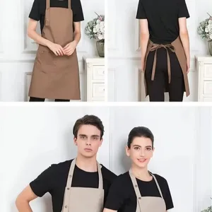New Fashion Kitchen Apron in the Kitchen: Men's Bosses, Barbecues, Bars, Cafes, Beauty and Water and Anti -Increasing Nail Studio 8 Main Sales Apron Kitchen - №8