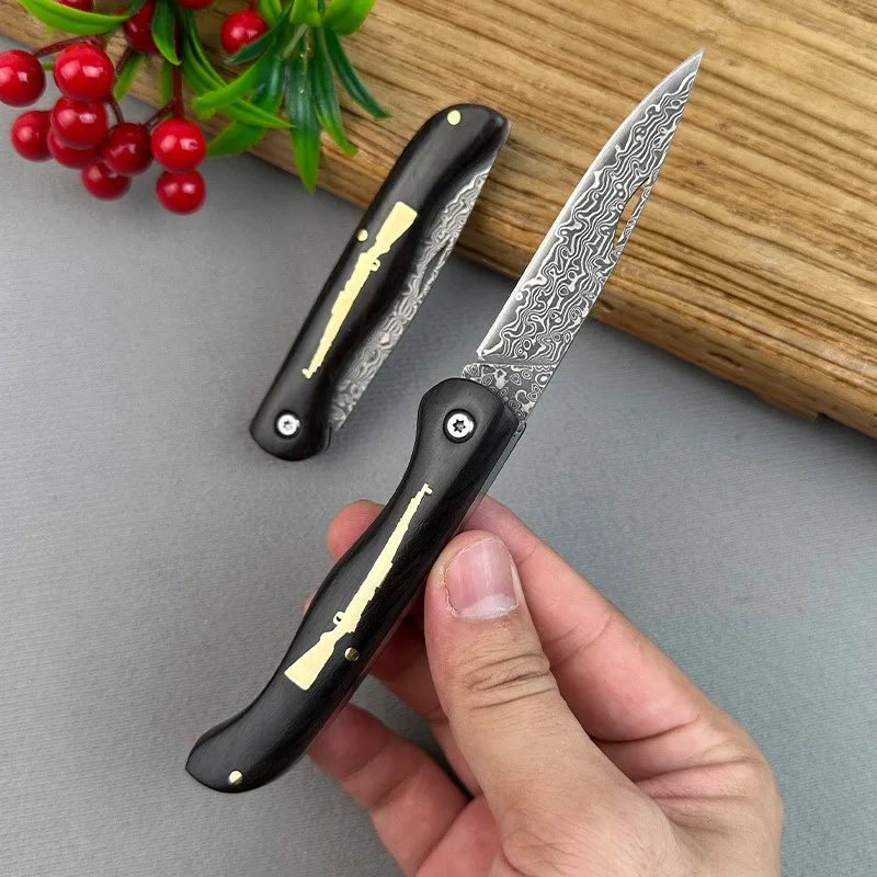 faca-multifuncional-edc-98k-com-lamina-de-damasco-e-cabo-de-madeira-Ebano-ferramenta-portatil-para-uso-externo-faca-dobravel-de-bolso-faca-para-frutas