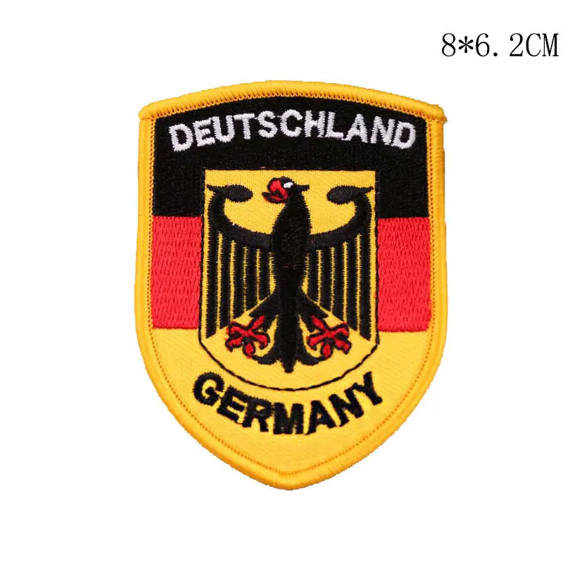Hemming Adhesive Cloth Sticker Armband Austrian Double-headed Eagle German Frank Appliques Pride Moto Patch
