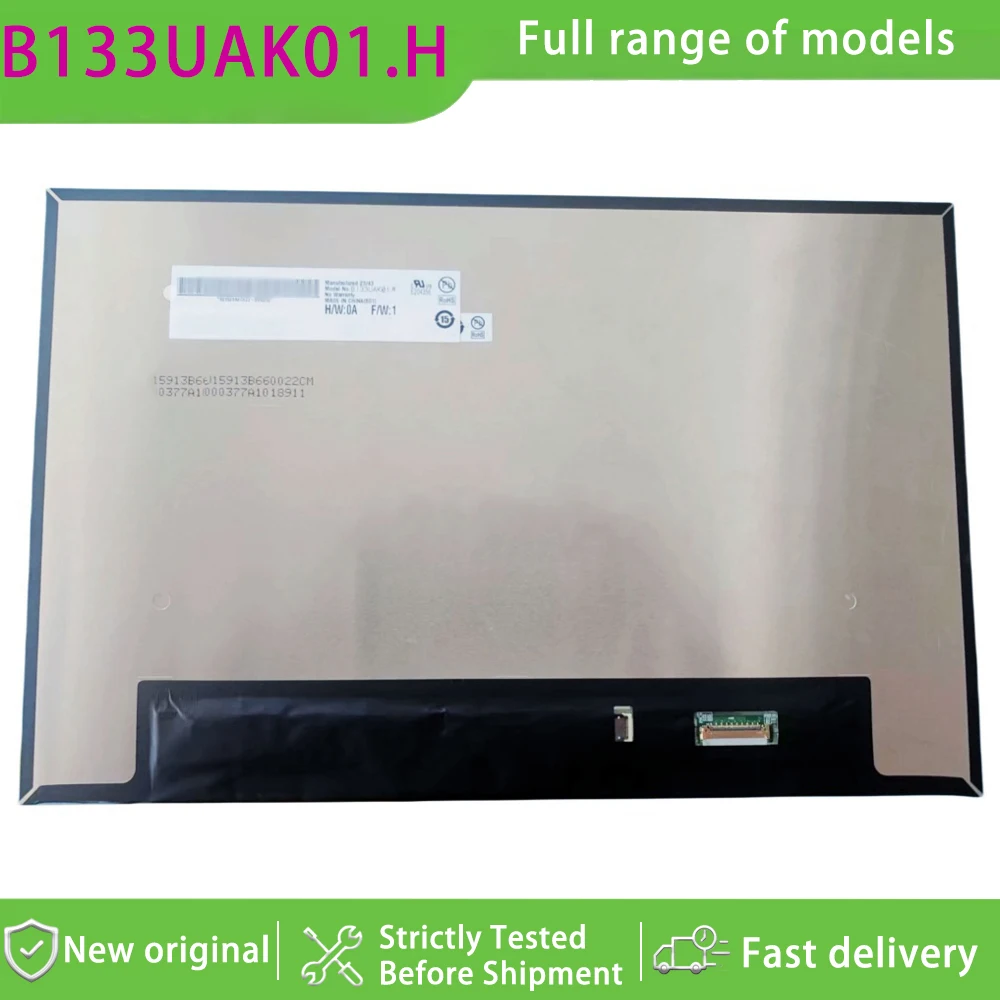 B133UAK01.H 13.3 Inch Wuxga 16 10 Aspect Ratio Ips Grade Lcd Display Panel Capacitive Touch  for Laptop Assembly Replacement