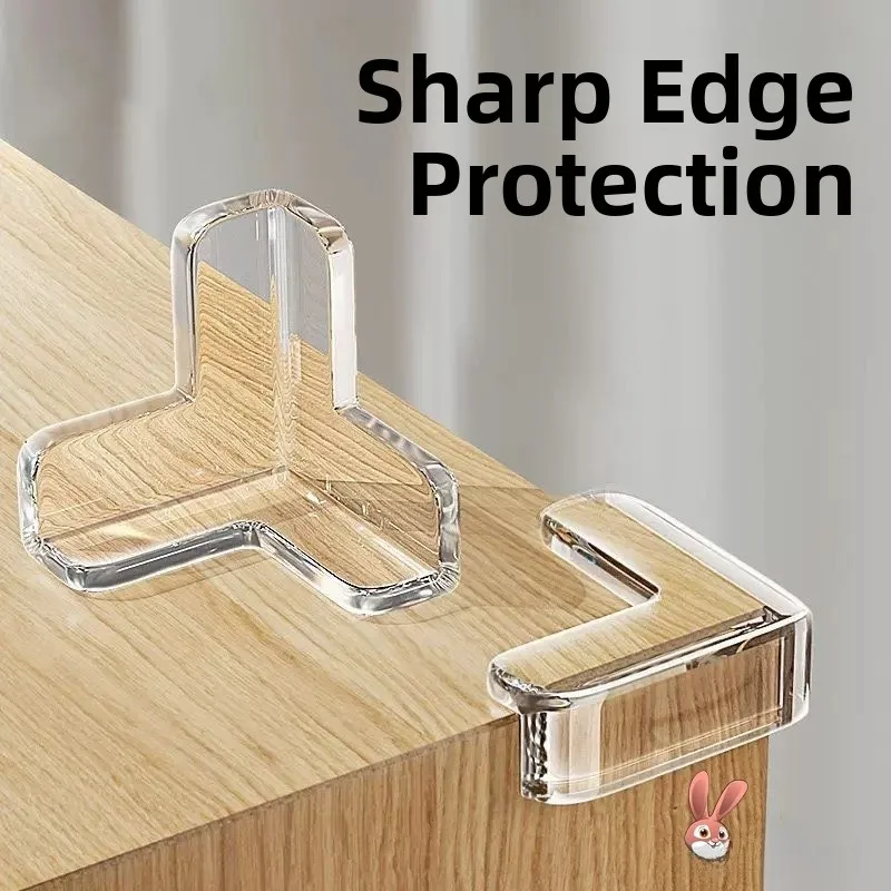 

Silicone Table Corner Window Corner Anti-Colion Protective Angle Soft Transparent Stiers Child Se Bumper Corners