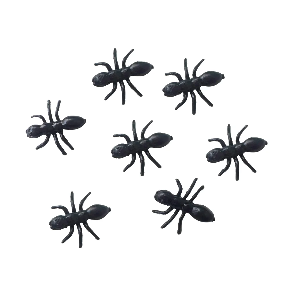 50pcs Animal Ant Figure Toy Simulated Prank Toy Halloween Party Supplies ant toy halloween prank