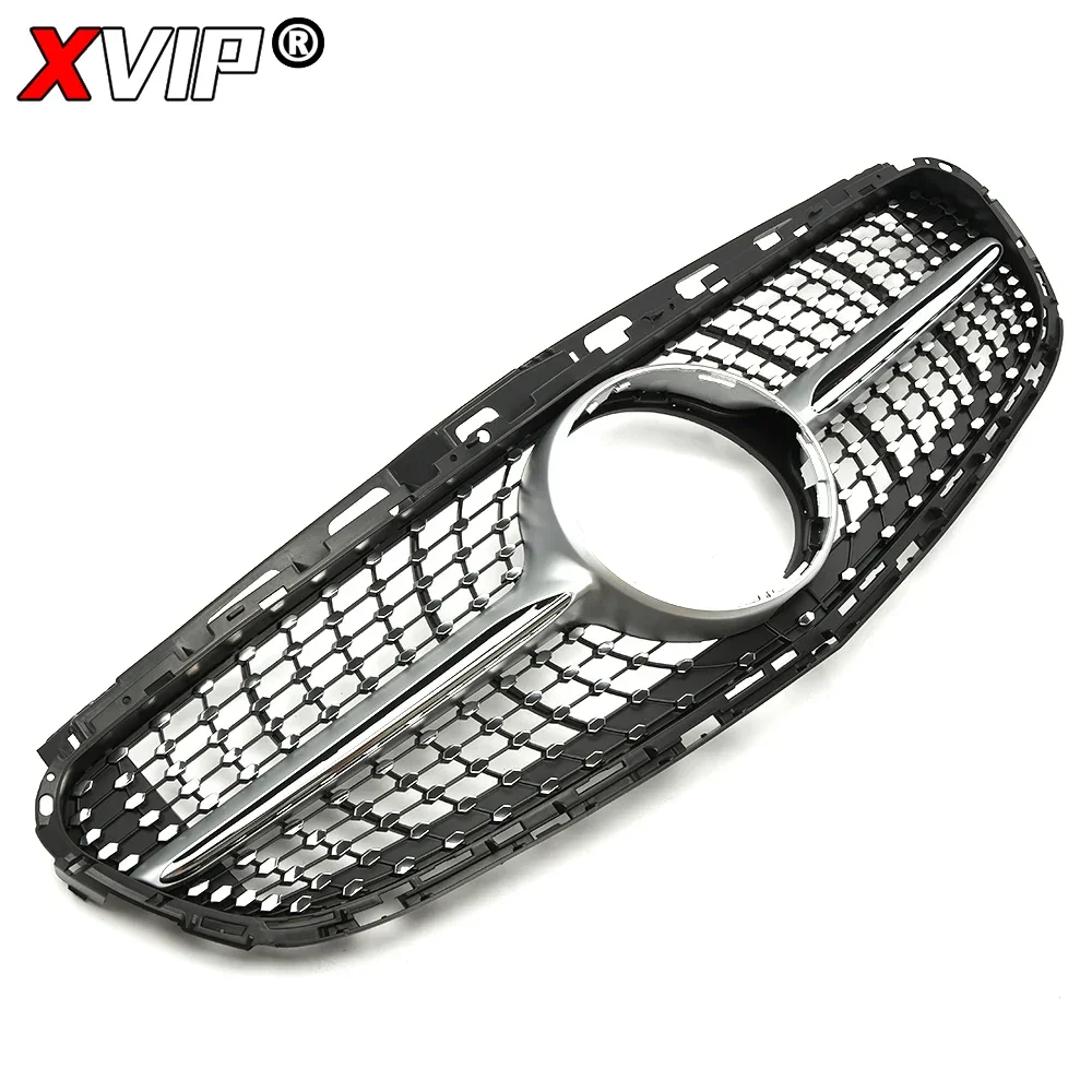 XVIP Glossy Black AMG Style Front Racing Grilles For Mercedes Benz E-Class W212 E200 E250 E350 E550 2014-2016 Tuning Accessories