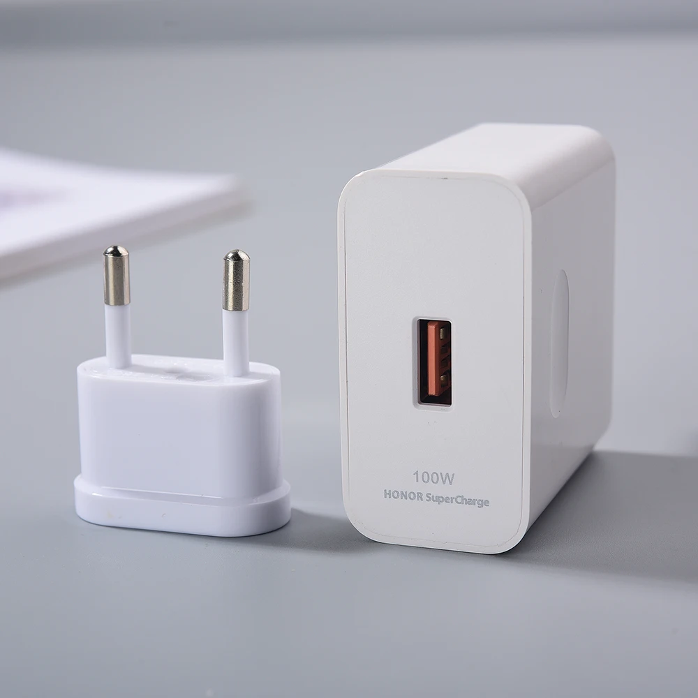 Honor 100W Fast Charger EU/US SuperCharge Power Adapter 1M 6A Usb Type C Cable For Honor 200 100 90GT 70 Pro+ Magic 6 5 Pro Lite image 5