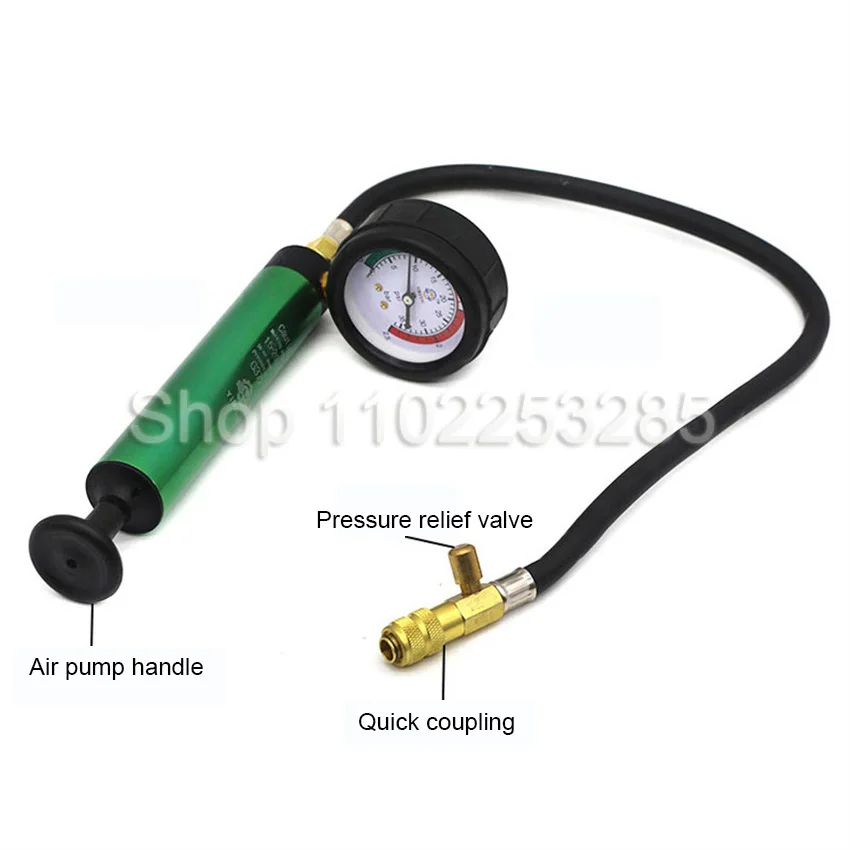 Universal Coolant System Vacuum Refill Kit Radiator Pressure Tester Antifreeze Filler Tool Attachments for Most Vehicles