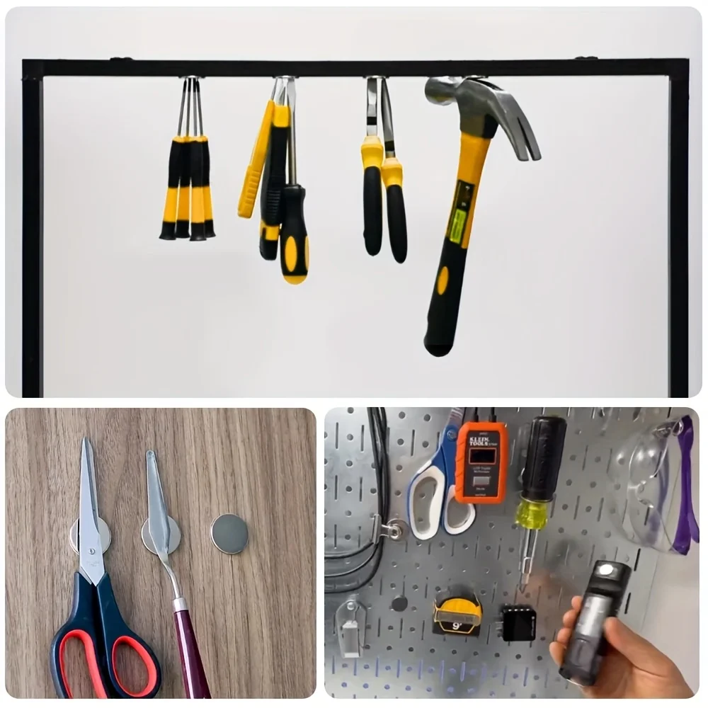 10x2/20x2/30x2 مللي متر مغناطيس ثلاجة دائري صغير ، يستخدم DIY بها بنفسك ، السبورة البيضاء ، تخزين الأدوات ، جدار الصورة ، عملي وجميل #4