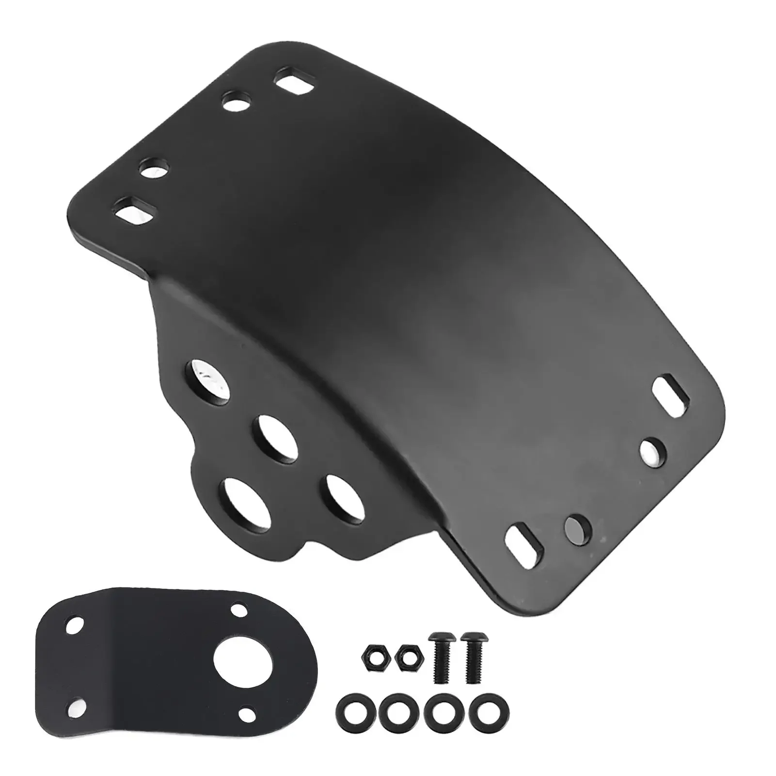 Side Mount License Plate Taillight Bracket Kit Fit for Cruiser/Bobber/Chopper Motorcycle with 3/4in Axles